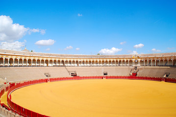 Obraz premium PLAZA DE TOROS DE LA REAL MAESTRANZA DE SEVILLA