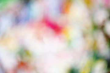 Bright colorful blurred background with bokeh