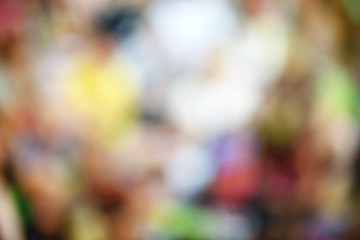 Bright colorful blurred background with bokeh