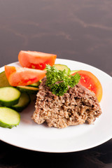 cutlets with vegetables