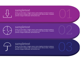 Minimal infographics. Vector