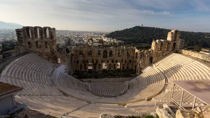 Gordijnen Acropolis in Athens, Greece A World Heritage Site © maartenhoek
