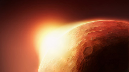 Red Planet Mars - obrazy, fototapety, plakaty