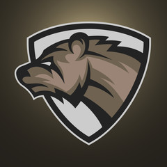 The bear symbol, emblem or logo.