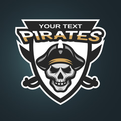 Skull pirates and swords.