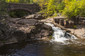 Amity Creek Falls & Stone Arch Bridge