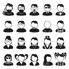 User icons. Set on a white background.