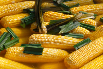 Corn boil and pandan