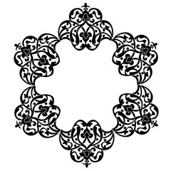 Antique ottoman turkish pattern vector design