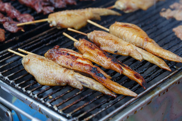 Grilled chicken wings