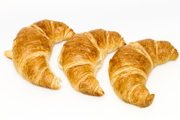 Goldgelbe Croissants