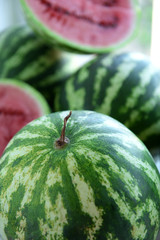 Watermelons closeup