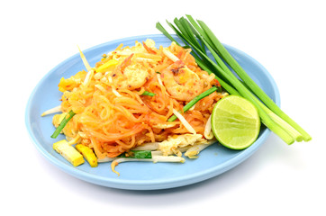 Pad Thai Food, Stir fry noodles with shrimp.