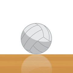 Volleyball on the Floor