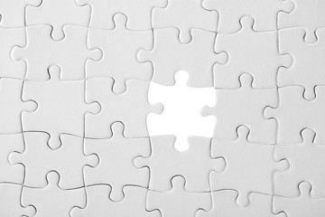 Fototapeta premium Puzzle, business team work conception