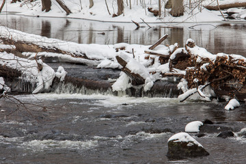 River in winter