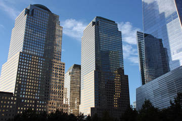 Fototapeta na wymiar New York, gratte-ciel dans Lower Manhattan