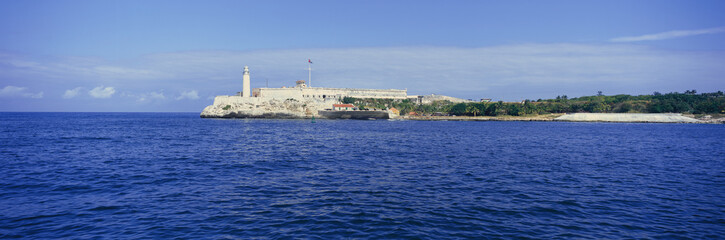 A panoramic view of Castillo del Morro, El Morro Fort, Cuba