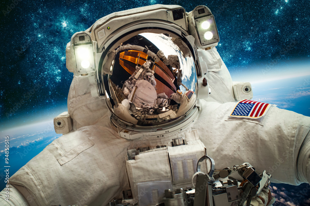 Canvas Prints astronaut in outer space
