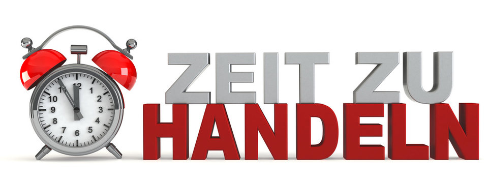 wecker zeit zu handeln