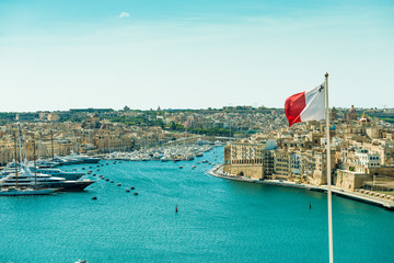 panoramic view on Valletta 