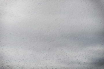 raindrops on window