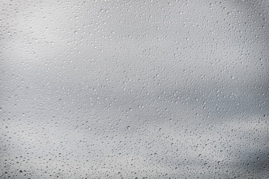 Fototapeta raindrops on window