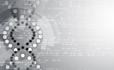 Obraz premium DNA Abstract icon and element collection. Futuristic technology