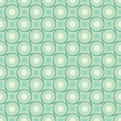 Retro mint different seamless patterns