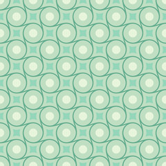 Retro mint different seamless patterns