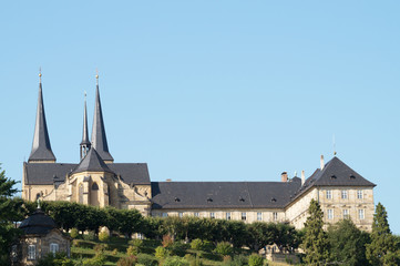Fototapeta premium Kloster Michelsberg in Bamberg, Oberfranken, Deutschland