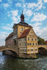 Altes Rathaus in Bamberg, Oberfranken, Deutschland