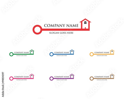 "Key House Logo" Stock image and royalty-free vector files on Fotolia.com - Pic 94854397