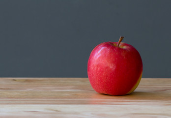 fresh apple fruit on table