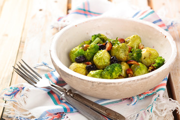 Baked Brussel sprouts.
