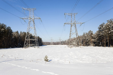 Fototapeta premium Power in the winter 