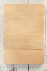 Naklejka na ściany i meble wooden board on wood