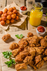 Delicious chicken popcorn