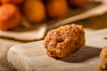 Delicious chicken popcorn