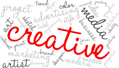 Creative Business Word Cloud