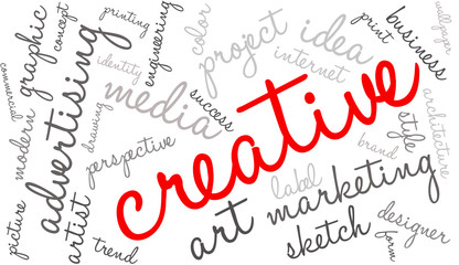 Creative Business Word Cloud