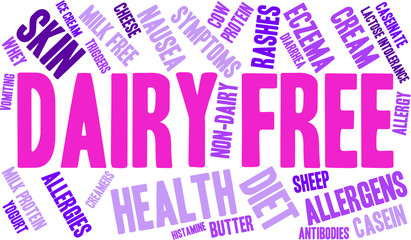 Dairy Free Word Cloud