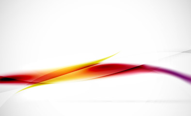 Wave abstract background. Business hi-tech presentation template or advertising layout