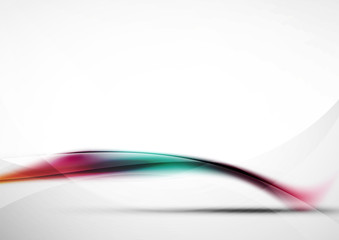 Wave abstract background. Business hi-tech presentation template or advertising layout
