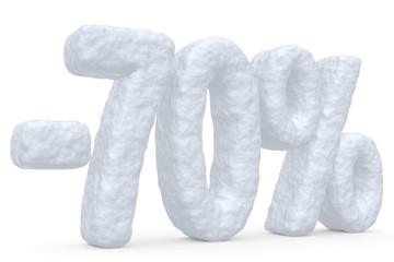 70 percent price cut off christmas offer