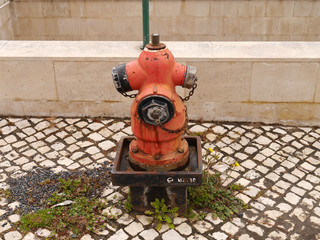 Überflurhydrant Hydrant Lissabon Portugal