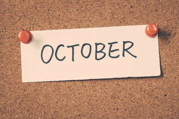 October