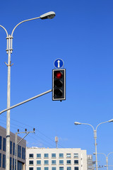 red traffic light