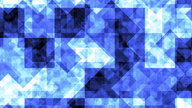 Abstract Background Blue Crystals Seamless Looped