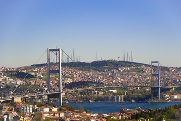 Bosporusbrücke in Istanbul/Türkei